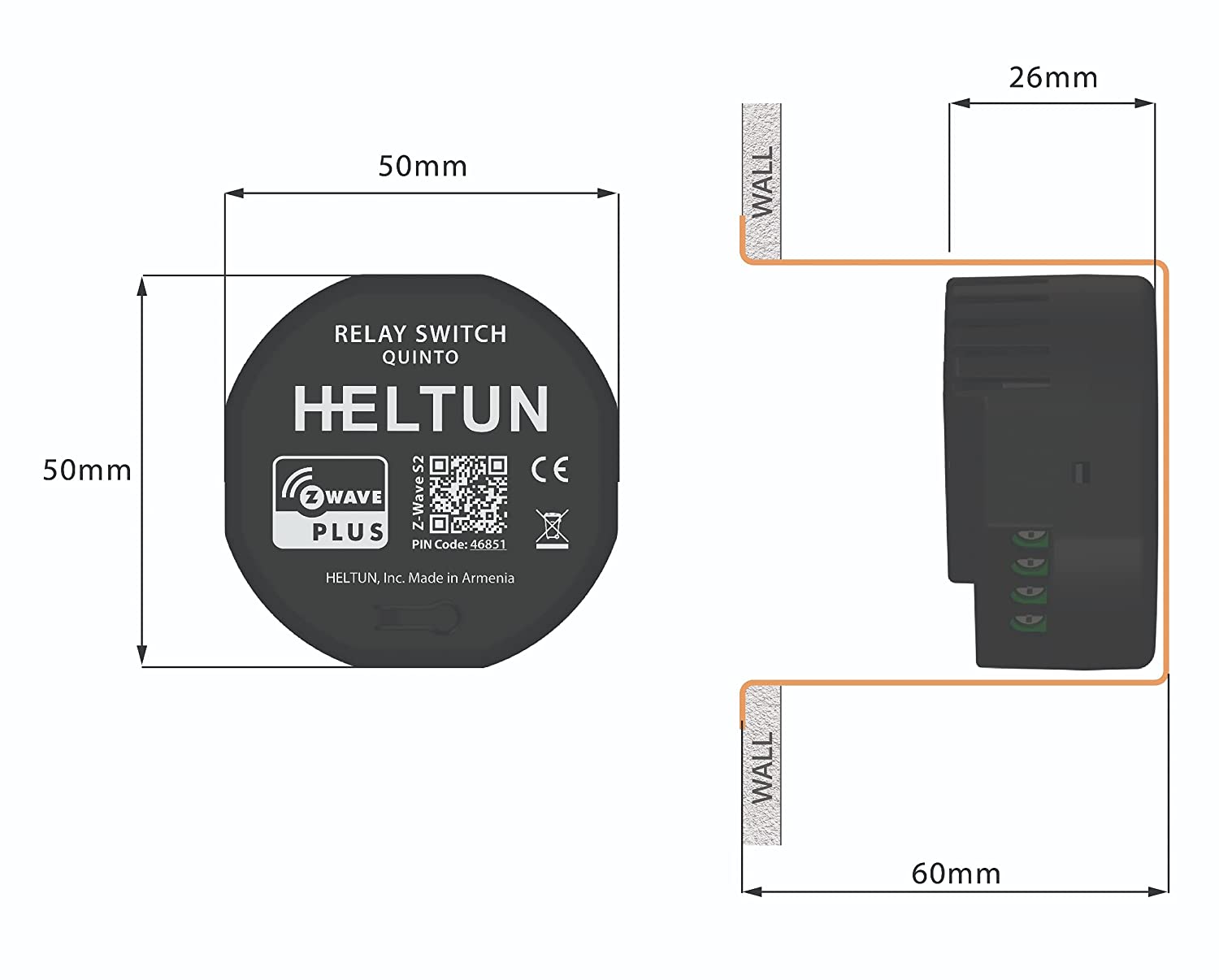 HELTUN Relay Switch Quinto HE-RS01