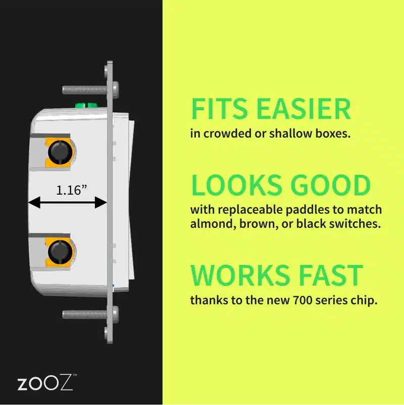 Zooz 700 Series Z-Wave Plus On / Off Light Switch ZEN71