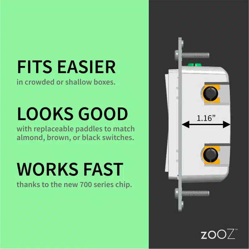 Zooz 700 Series Z-Wave Plus Dimmer ZEN72