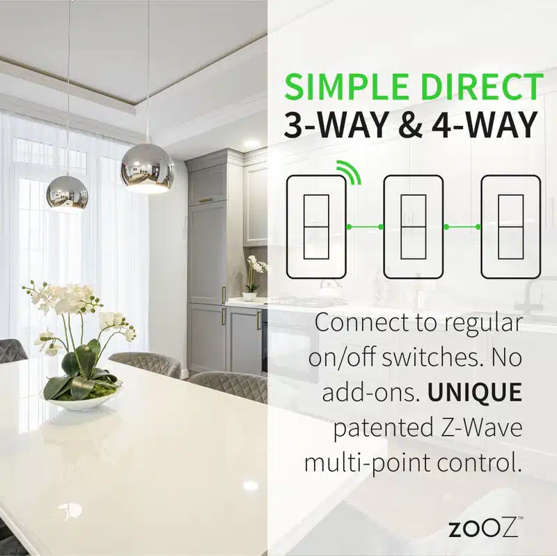 Zooz 700 Series Z-Wave Plus S2 On / Off Toggle Switch ZEN73